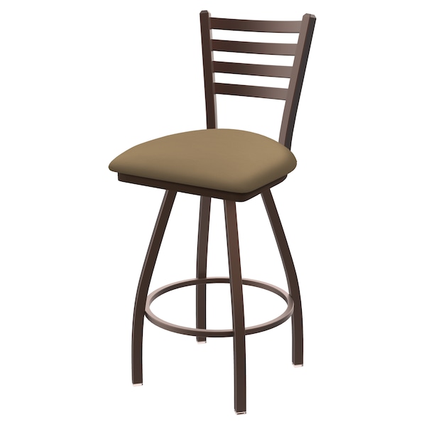 Holland Bar Stool Co 30" Swivel Bar Stool, Brnz Finish, Canter Sand Seat X410 - main